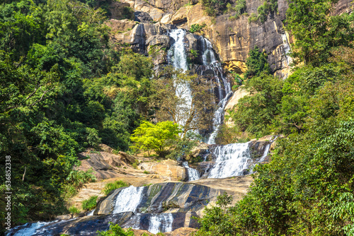 Rawana waterfall in  Sri Lanka photo