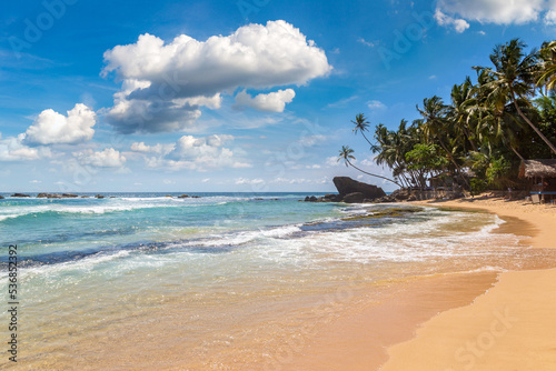 Fototapeta Naklejka Na Ścianę i Meble -  Dalawella Beach in  Sri Lanka