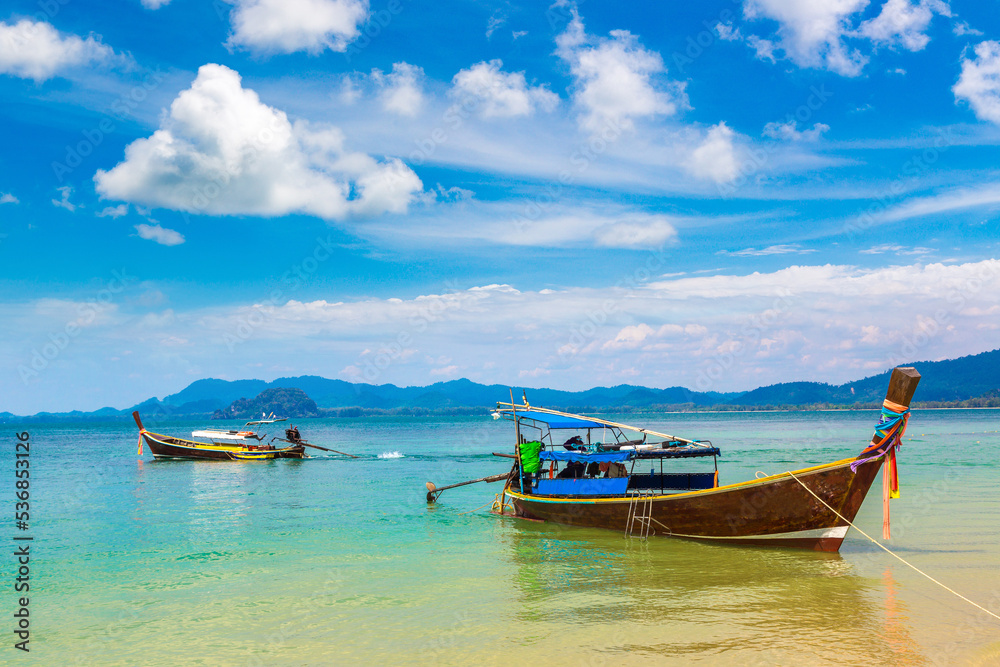 Thai traditional longtail boat