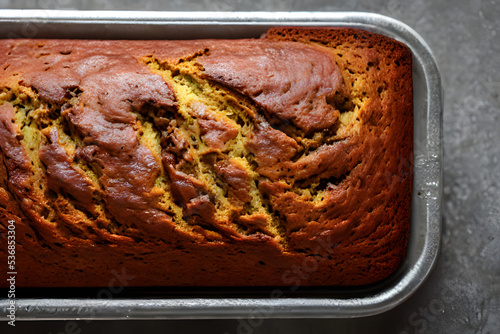 picture of banana bread, baked dessert, a sweet yummy food item