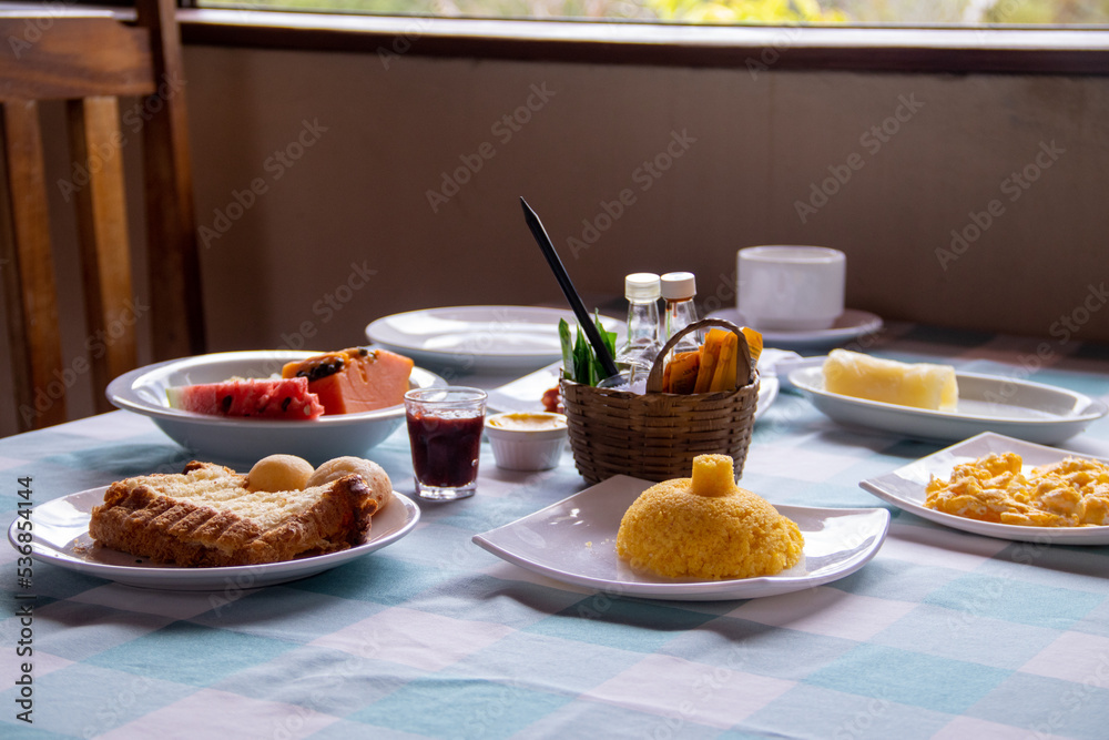 breakfast on the table breakfast on the table