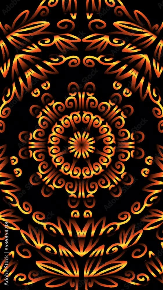 luxurious vertical motion graphic colourful flowers line art pattern of indonesian culture traditional batik luxurious vertical motion graphic colourful flowers line art pattern of indonesian culture traditional batik