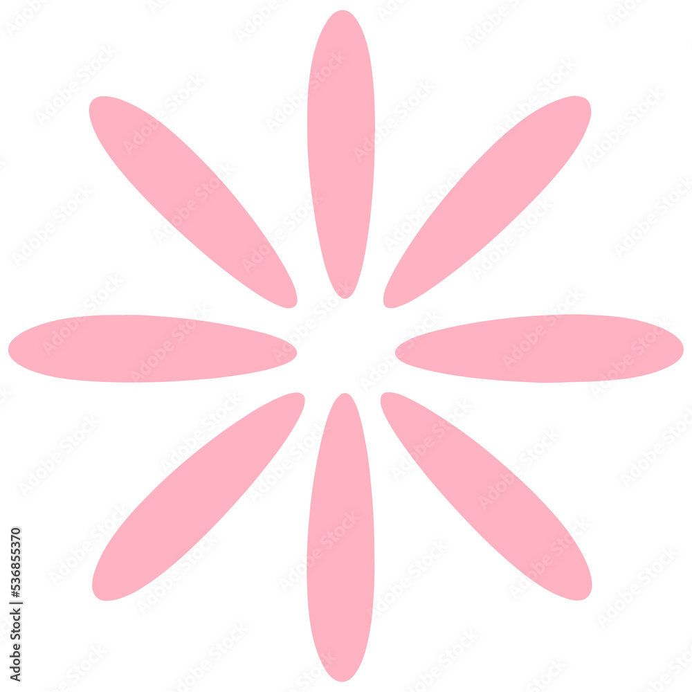 Cute Flower Doodle Element for Decoration Cute Flower Doodle Element for Decoration