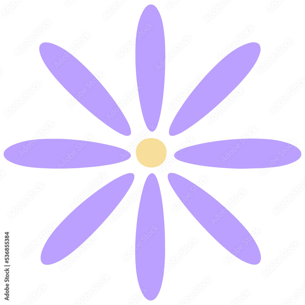 Cute Flower Doodle Element for Decoration Cute Flower Doodle Element for Decoration