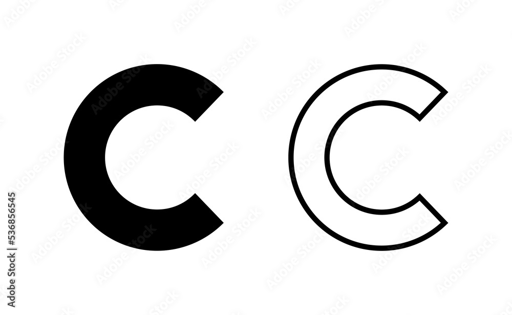 Copyright icon vector for web and mobile app. copyright sign and symbol Copyright icon vector for web and mobile app. copyright sign and symbol