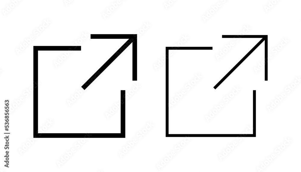 External link icon vector for web and mobile app. link sign and symbol. hyperlink symbol External link icon vector for web and mobile app. link sign and symbol. hyperlink symbol