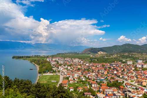 Ohrid city and lake Ohrid, Macedonia