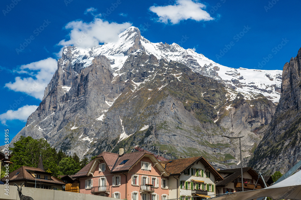 Mountain  near Gimmelwald