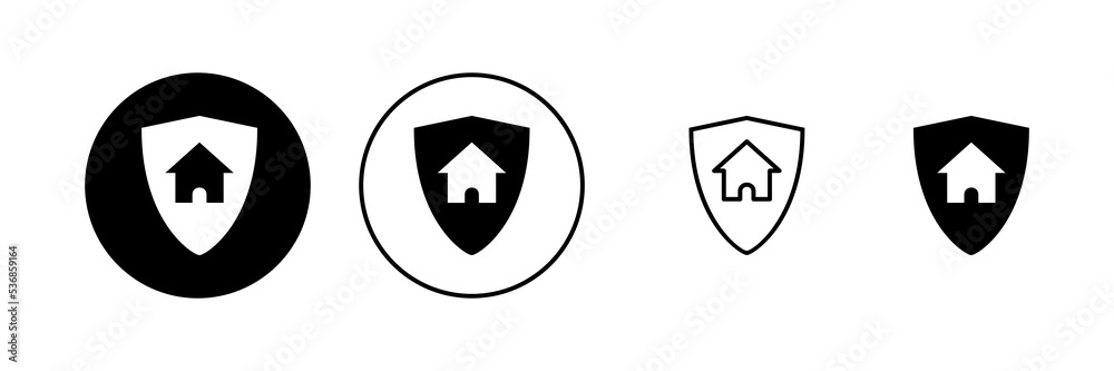 house insurance icon vector. house protection sign and symbol house insurance icon vector. house protection sign and symbol