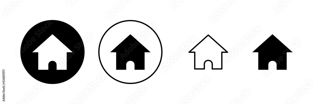 House icon vector. Home sign and symbol House icon vector. Home sign and symbol