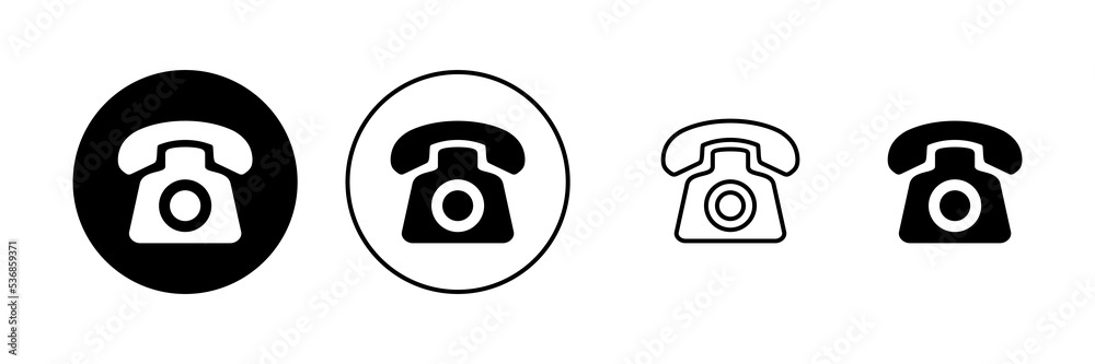 Telephone icon vector. phone sign and symbol Telephone icon vector. phone sign and symbol