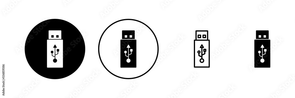 Usb icon vector. Flash disk sign and symbol. flash drive sign. Usb icon vector. Flash disk sign and symbol. flash drive sign.