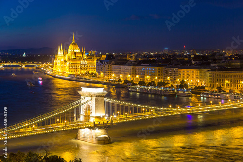 Panoramic view of Budapest