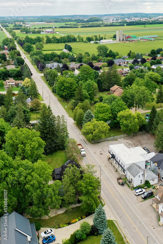 Aerial vertical of Roseville, Ontario, Canada photo