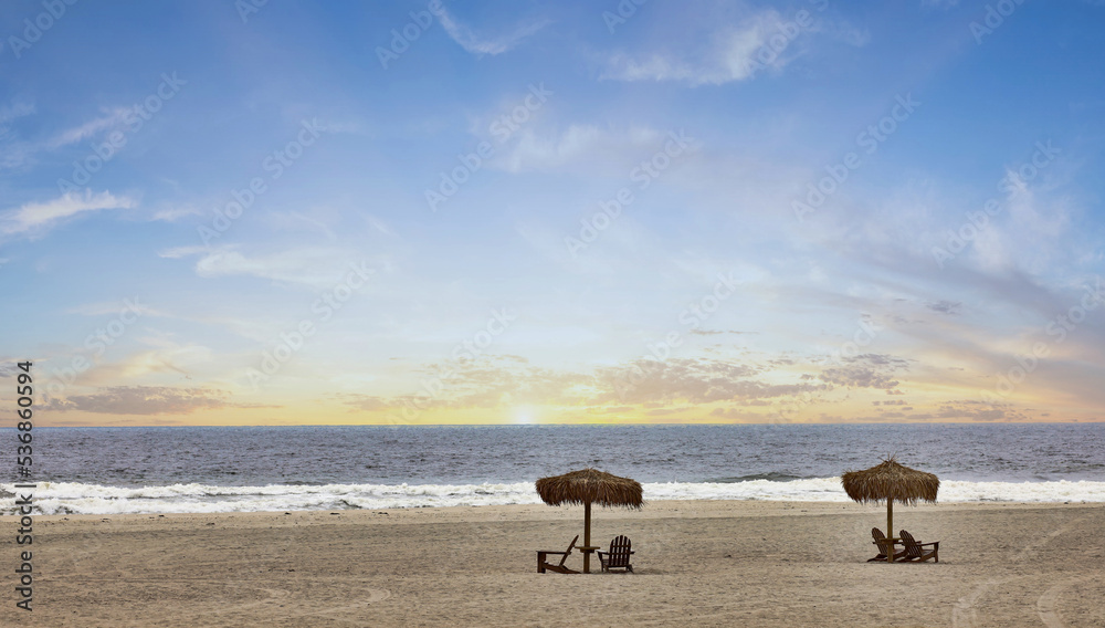 Beautiful sunrise at Del Mar Beach in Camp Pendleton in southern, California. Beautiful sunrise at Del Mar Beach in Camp Pendleton in southern, California.