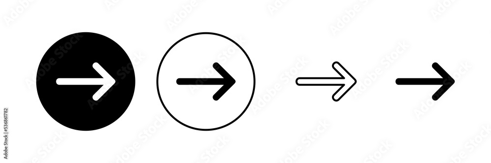 Arrow icon vector. Arrow sign and symbol for web design. Arrow icon vector. Arrow sign and symbol for web design.