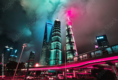 Canvas Print Shanghai