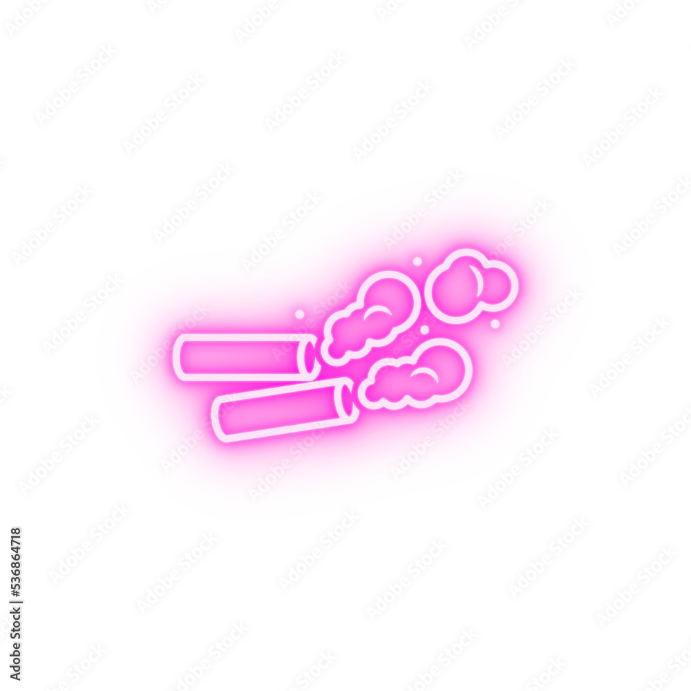 exhaust sound pollution neon icon exhaust sound pollution neon icon