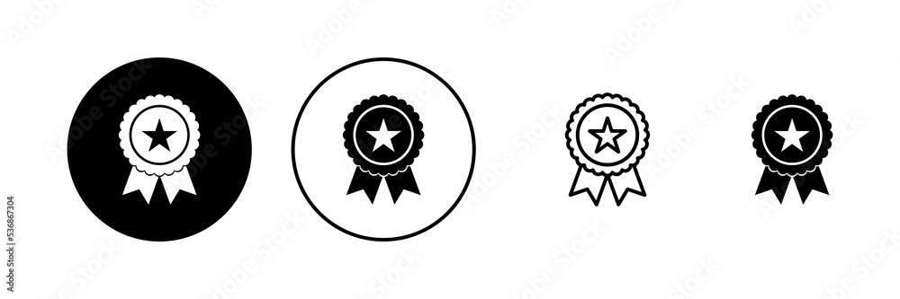 Badge icon vector. Awards icon vector. Achieve sign and symbols Badge icon vector. Awards icon vector. Achieve sign and symbols