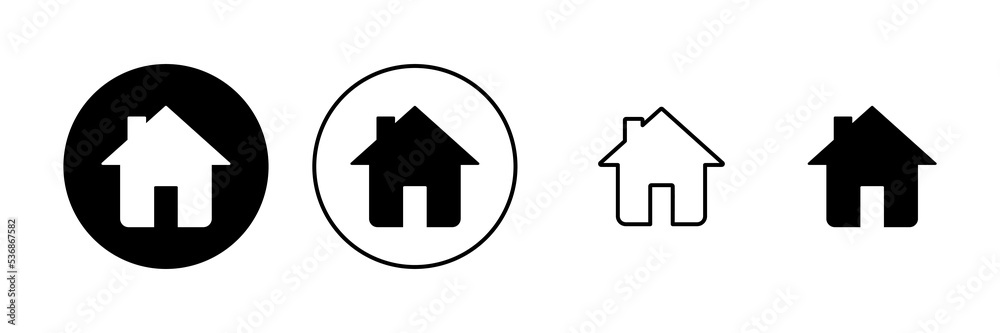 House icon vector. Home sign and symbol House icon vector. Home sign and symbol