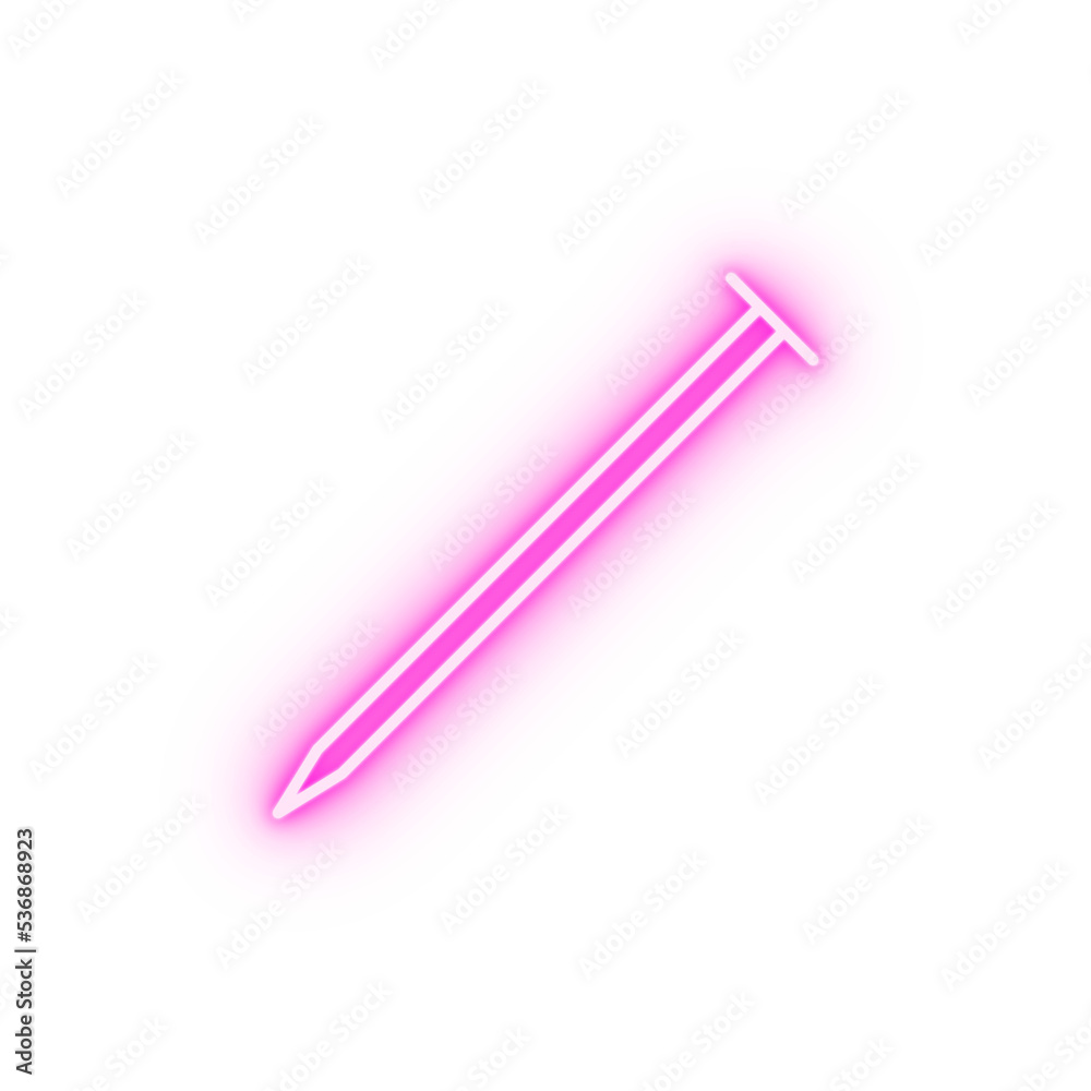 screw neon icon screw neon icon