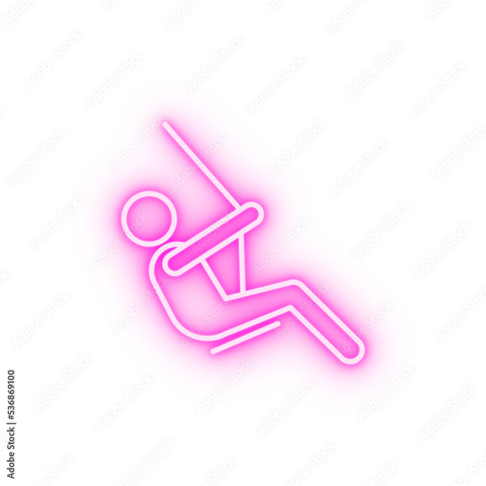 playground sign neon icon playground sign neon icon