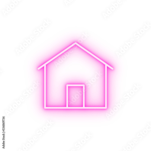 house neon icon
