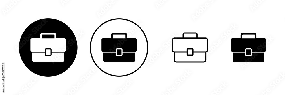 Briefcase icon vector. suitcase sign and symbol. luggage symbol. Briefcase icon vector. suitcase sign and symbol. luggage symbol.
