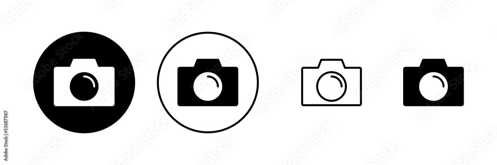 Camera icon vector. photo camera sign and symbol. photography icon. Camera icon vector. photo camera sign and symbol. photography icon.
