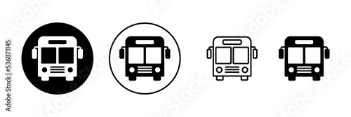 Fotografia Bus icon vector. bus sign and symbol
