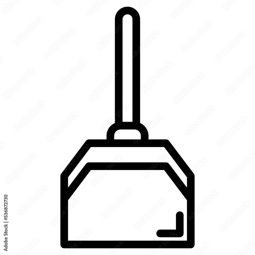 Obraz premium dustpan garbage icon