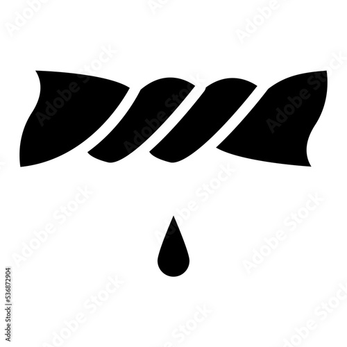 Obraz na plátně wring clothes icon