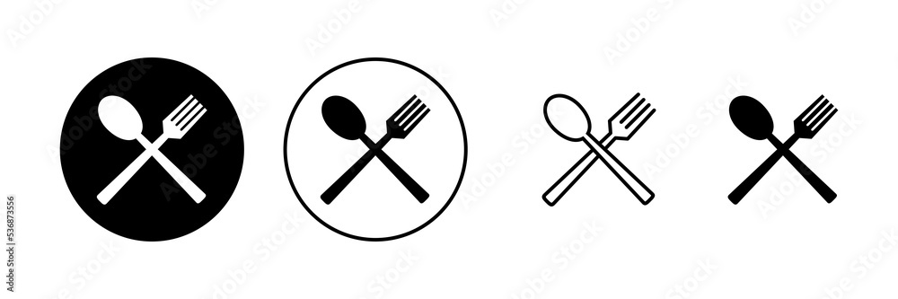 spoon and fork icon vector. spoon, fork and knife icon vector. restaurant sign and symbol spoon and fork icon vector. spoon, fork and knife icon vector. restaurant sign and symbol