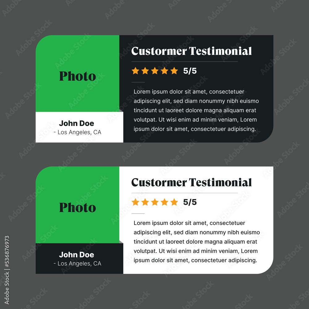 Customer Testimonial Template Vector
Customer Testimonial Template Vector