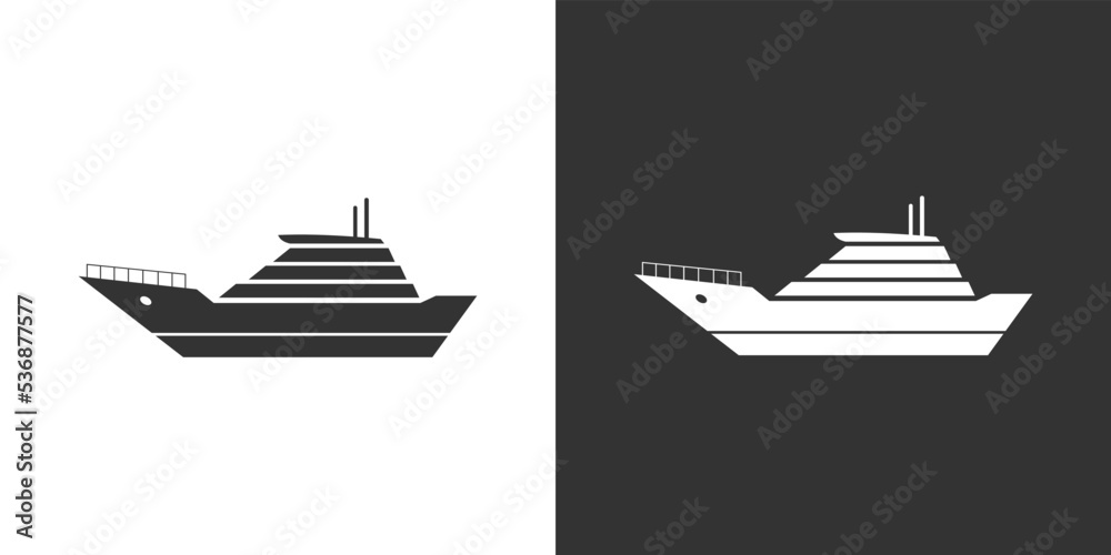Boat icon vector