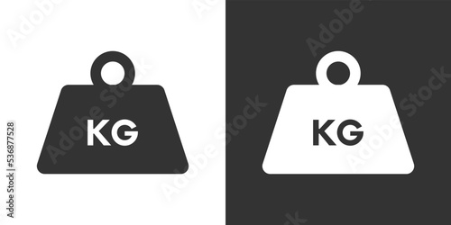 Weigth icon vector