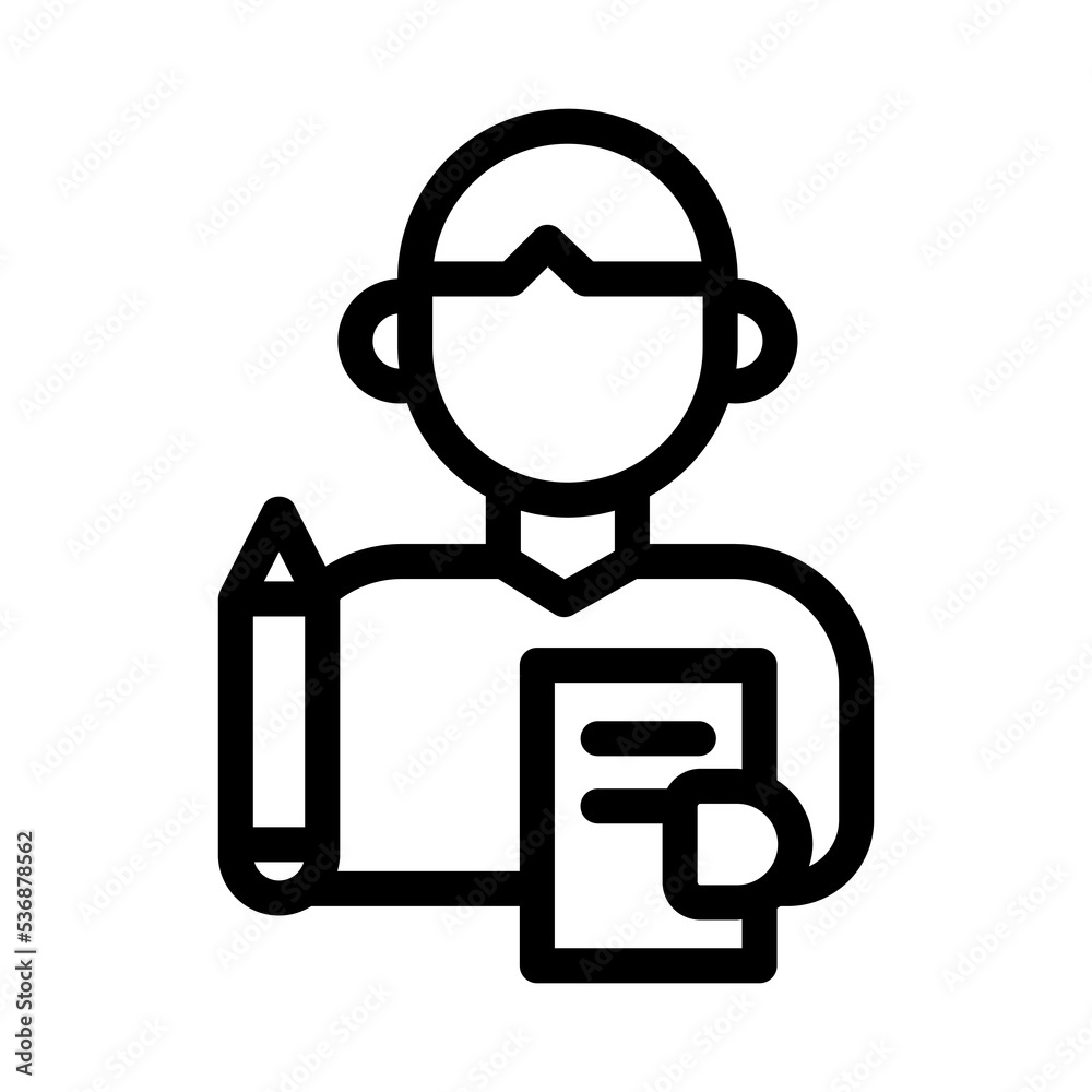 candidate line icon illustration vector graphic candidate line icon illustration vector graphic