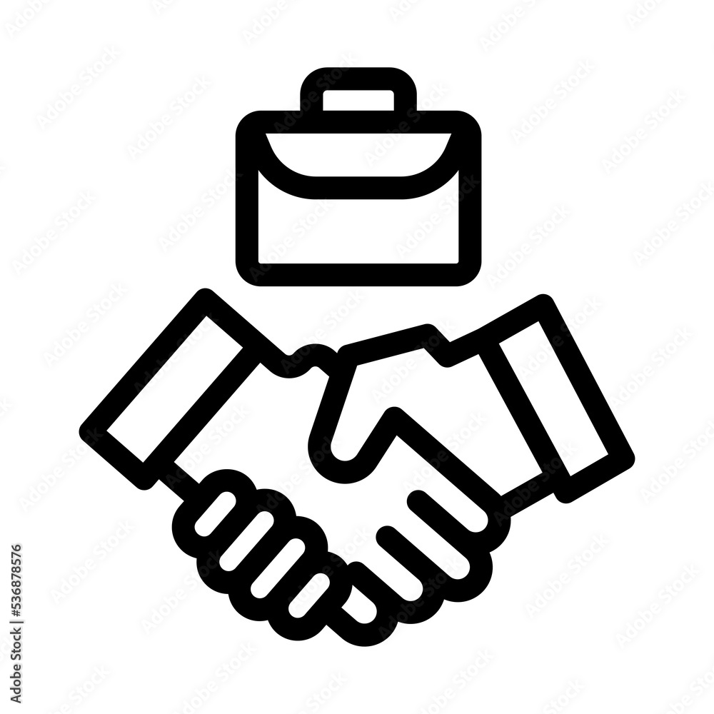 cooperation line icon illustration vector graphic cooperation line icon illustration vector graphic