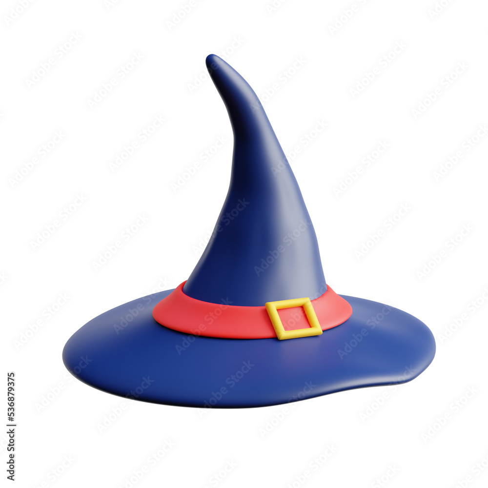 Hallween Witch Hat 3d Icon Hallween Witch Hat 3d Icon