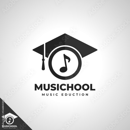 Music School - Music Education Logo