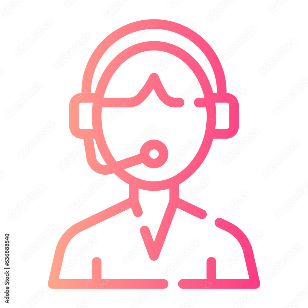 technical support gradient icon technical support gradient icon