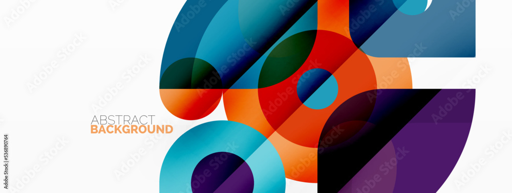 Fototapeta premium Colorful geometric pattern, minimal abstract background for wallpaper, banner, presentation