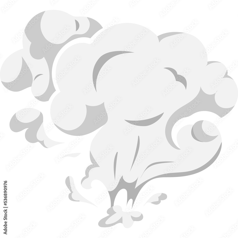 Smoke tubers in cartoon style Smoke tubers in cartoon style