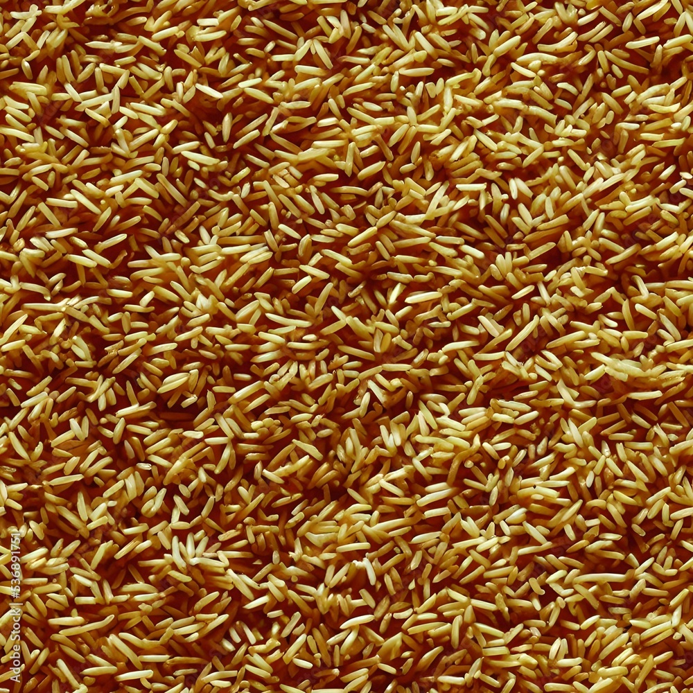 Brown rice background, long grain, can be tiled Brown rice background, long grain, can be tiled