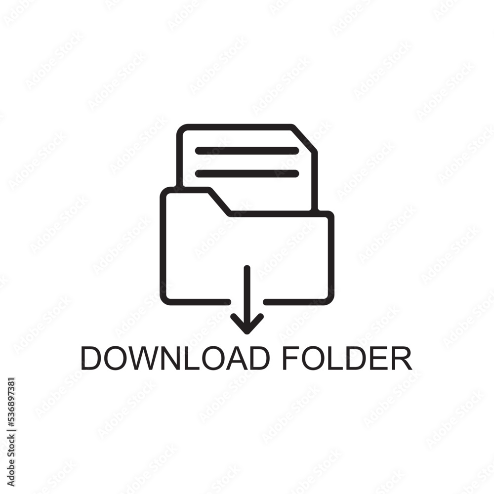download folder icon , document icon