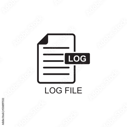 log file icon , document icon