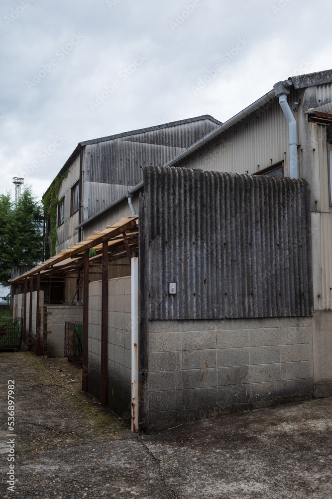 古くてとても美しい日本の岡山県岡山市の建物 古くてとても美しい日本の岡山県岡山市の建物