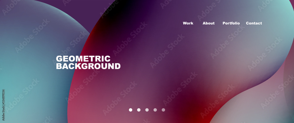 Fluid shapes vector abstract background Fluid shapes vector abstract background