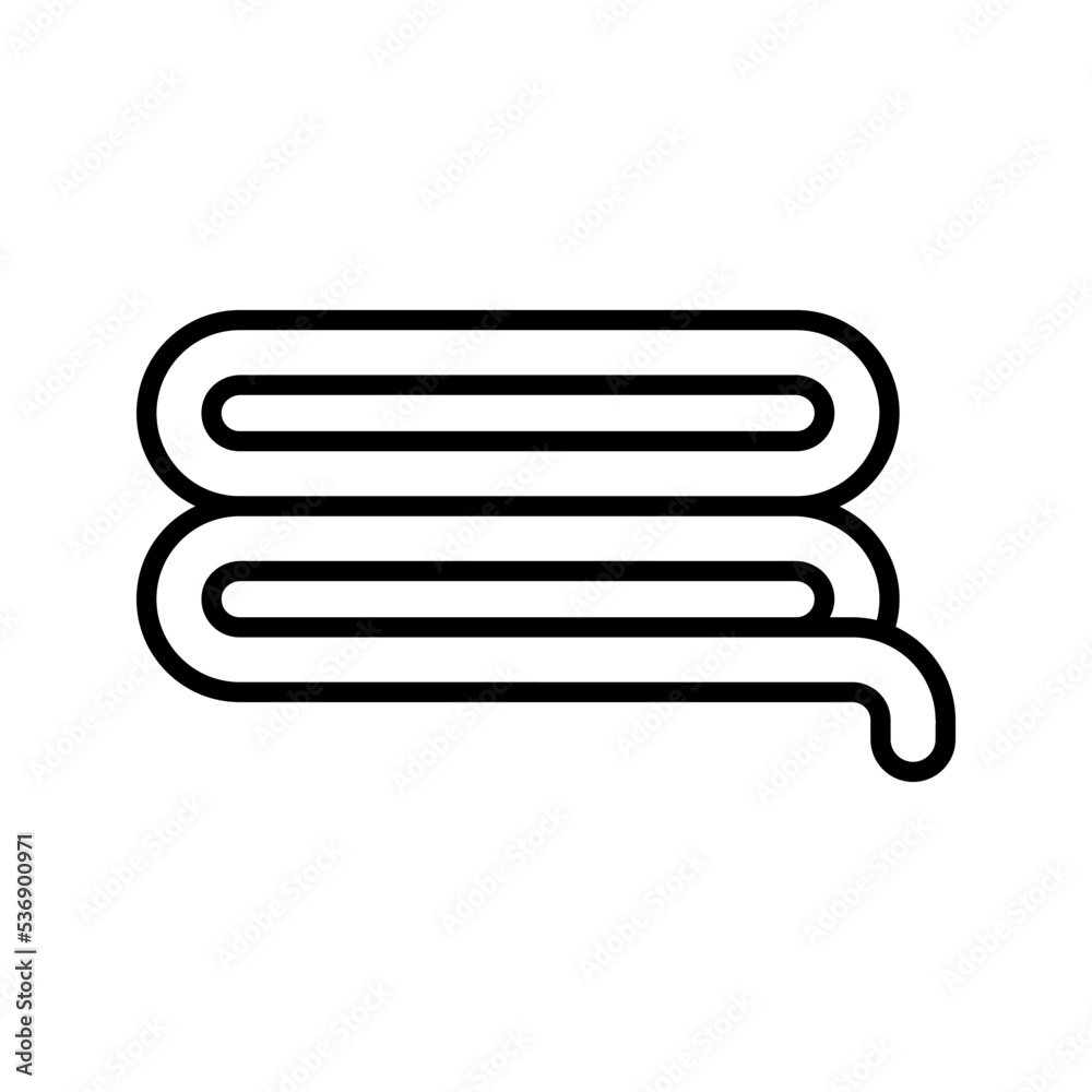Fabric icon. sign for mobile concept and web design. vector illustration Fabric icon. sign for mobile concept and web design. vector illustration
