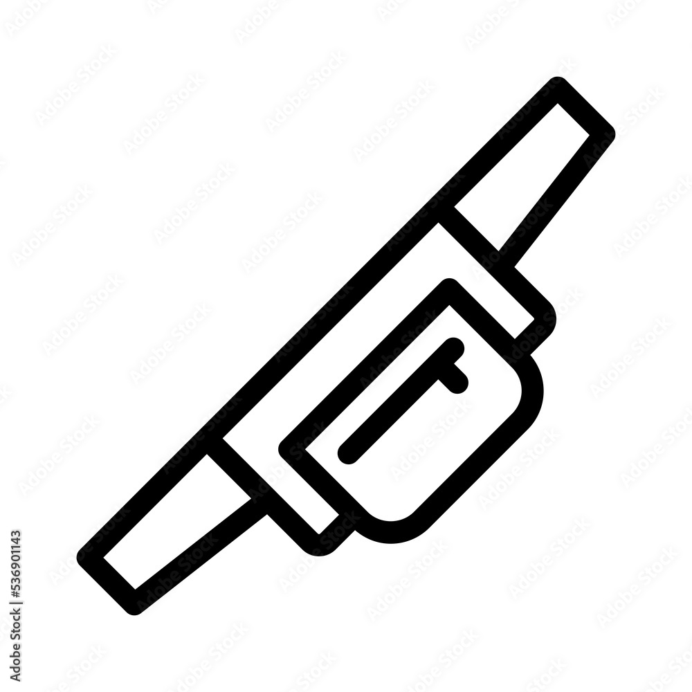 waist bag line icon illustration vector graphic waist bag line icon illustration vector graphic